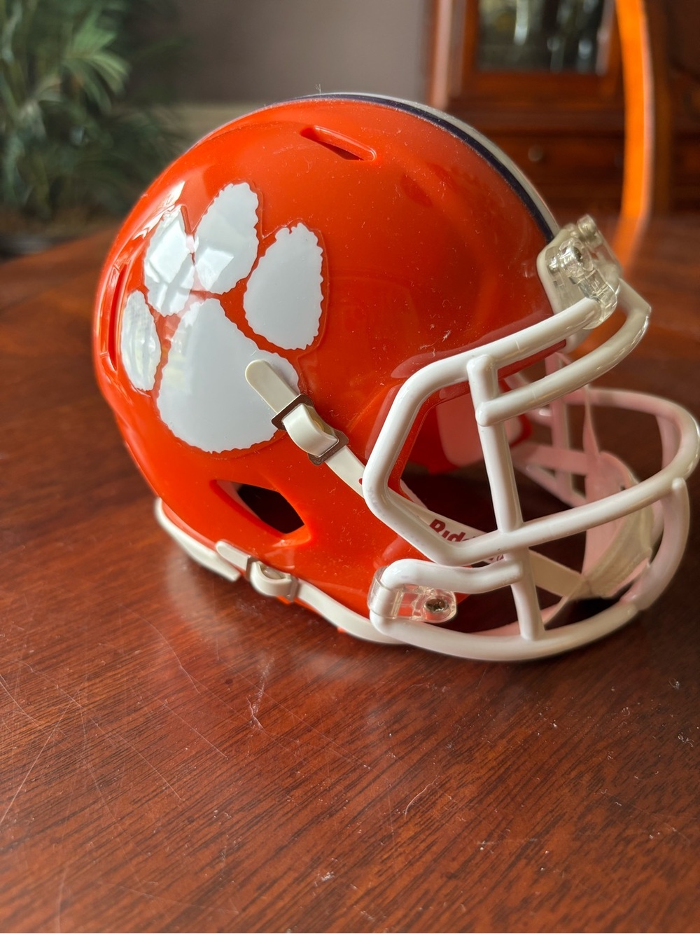 Clemson Orange Mini Football Helmet - Decorative Team Helmet